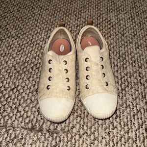 Women's Beige leopard Sneakers